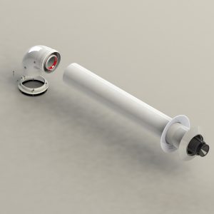 Kit Ducto Coaxial 60/100mm T Forzado Cámara Estanca Splendid