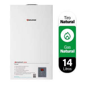 Calefón Splendid Tiro Natural 14 Litros Gas Natural