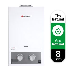 Calefón Splendid Tiro Natural 8 Litros Gas Natural