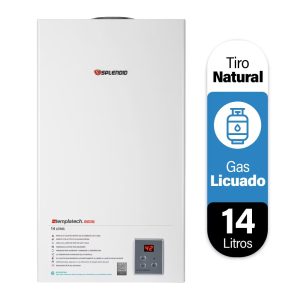 Calefón Splendid Tiro Natural 14 Litros Gas Licuado