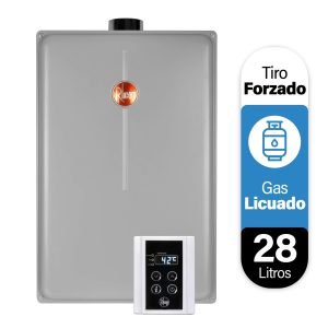 Calefón Rheem Tiro Forzado 28 Litros Gas Licuado